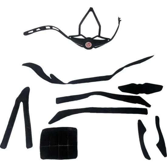 Змінний комплект обладнання на шолом Green Cycle Rock/New Rock розмір 58-61см сіро-помаранчевий