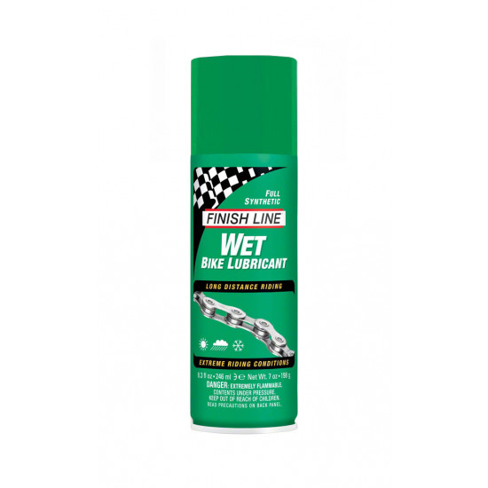 Смазка Finish Line жидкая Wet Lube (Cross Country) для влажных погодных условий, 246ml аэрозоль Смазка Finish Line жидкая Wet Lube (Cross Country) для влажных погодных условий, 246ml аэрозоль