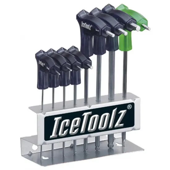 Набір ключів ICE TOOLZ 7M85 шестигранників д/майстер. 2x2.5x3x4x5x6x8 мм, з ручками і заокругленим кінцем Набір ключів ICE TOOLZ 7M85 шестигранників д/майстер. 2x2.5x3x4x5x6x8 мм, з ручками і заокругленим кінцем