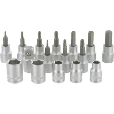 Комплект насадок VAR DV-10700, квадрат 3/8" Комплект насадок VAR DV-10700, квадрат 3/8"