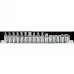 Комплект насадок VAR DV-10700, квадрат 3/8"