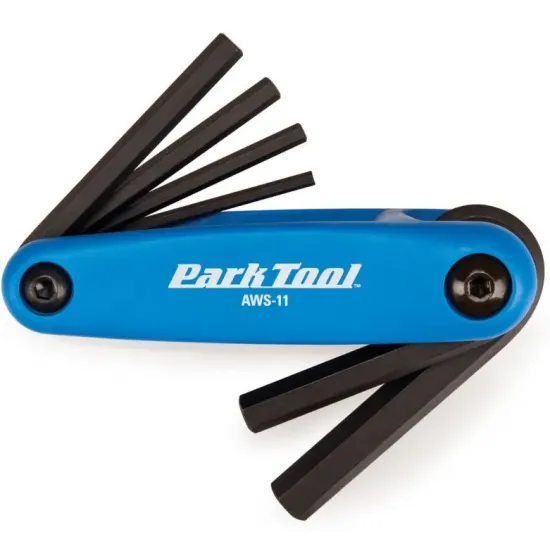 Набір шестигранників Park Tool AWS-11 (3mm, 4mm, 5mm, 6mm, 8mm, 10mm) складаний
