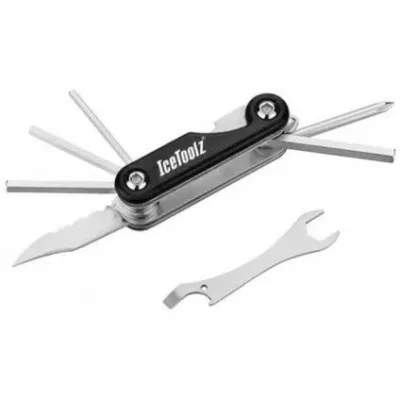 Ключ ICE TOOLZ 96K2 складаний 10 інструментів Blade Man