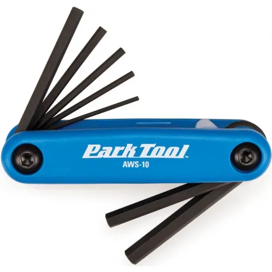 Набір шестигранників Park Tool AWS-10 (1.5mm, 2mm, 2.5mm, 3mm, 4mm, 5mm, 6mm) складаний