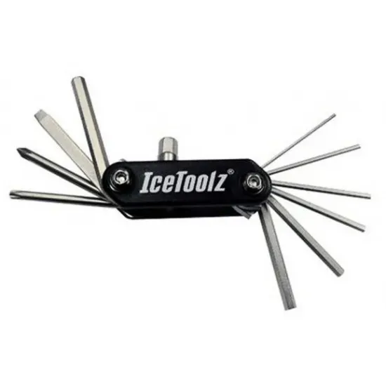 Ключ ICE TOOLZ 95A5 складаний 11 інструментів Amaze-11