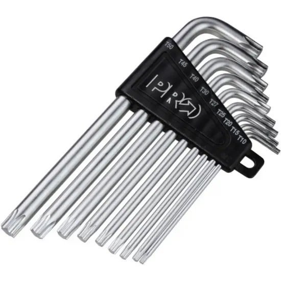 Набор ключей PRO Torx звезды T10/T15/T20/T25/T30/T40/T45/T50