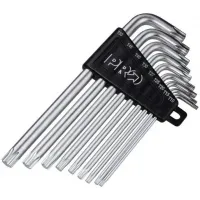 Набор ключей PRO Torx звезды T10/T15/T20/T25/T30/T40/T45/T50 Набор ключей PRO Torx звезды T10/T15/T20/T25/T30/T40/T45/T50