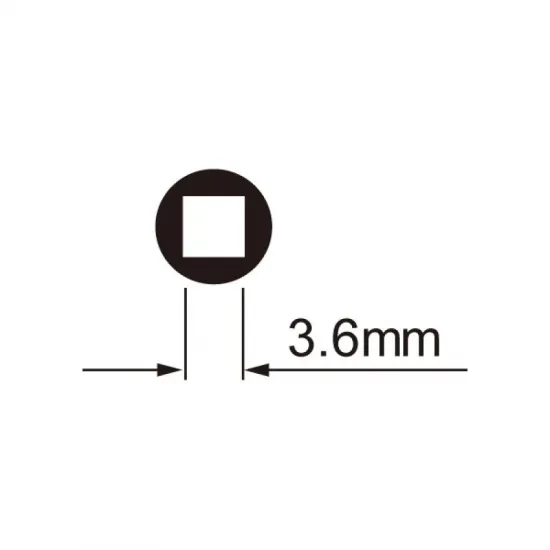 Ключ Ice Toolz 12D7 для спиць 3.6mm з Т-подібною ручкою під квадратний ніпель Ключ Ice Toolz 12D7 для спиць 3.6mm з Т-подібною ручкою під квадратний ніпель