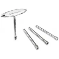 Ключ для спиць Birzman c Т-подібною ручкою, сріблясний