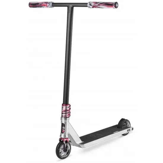 Самокат трюковий Hipe H5 Silver/red