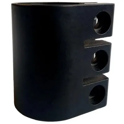 Хомут для трюкового самоката Al чорний, 3 болта Хомут для трюкового самоката Al чорний, 3 болта