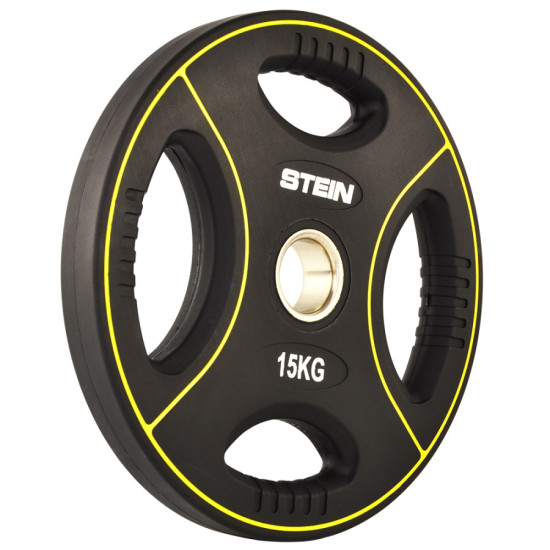 Диск полиуретановый черный Stein 15 кг