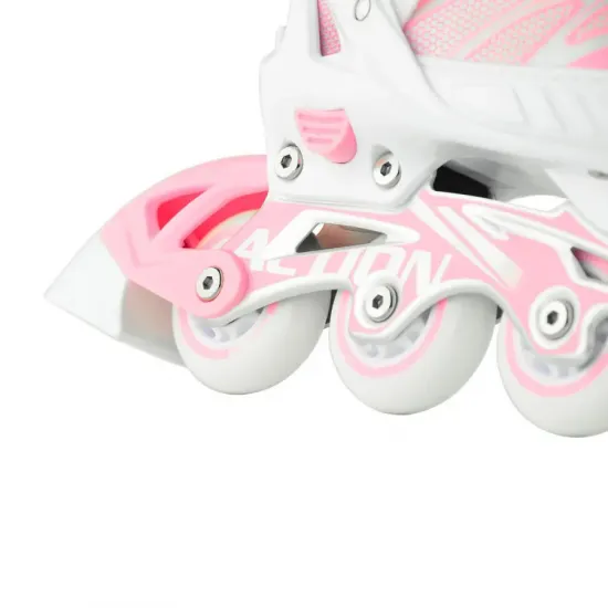 Роликовые коньки Action 2 в 1 Riply/Pink/29-32