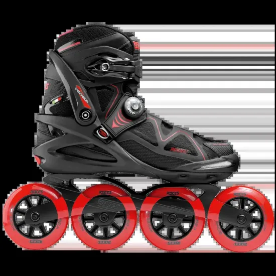 Роликові ковзани  Roces GYMNASIUM 2.0 /чорно-червоні/