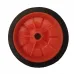 Колесо на тачку, пластик, червоний