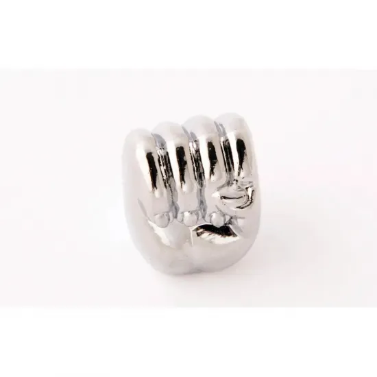 Колпачок ниппеля AV, кулак серебро, шт.