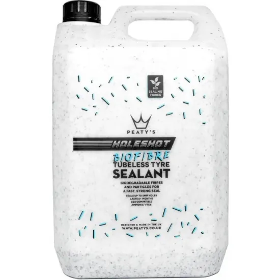Герметик безкамерный Peaty's Holeshot BioFibre Tubeless Tyre Sealant, 25L
