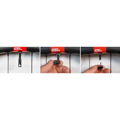 Ніпелі Peaty\'s x Chris King Tubeless Valves, 42mm, Black, PTV2-42-BLK-12