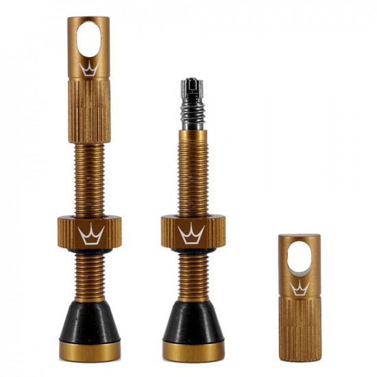 Ніпелі Peaty's x Chris King Tubeless Valves, 42mm, Bourbon, PTV2-42-BRB-12