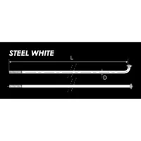 Спицы Mach1 Steel White белые 2/264/ 100 шт