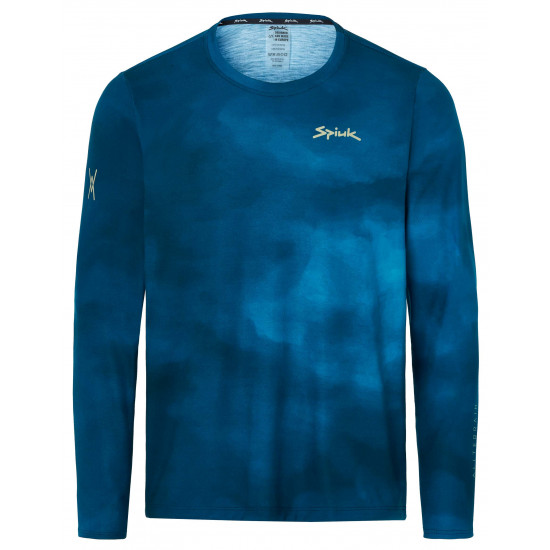 Джерсі MTB Spiuk All Terrain дов рукав чоловіче синє з градієнтом XXL
