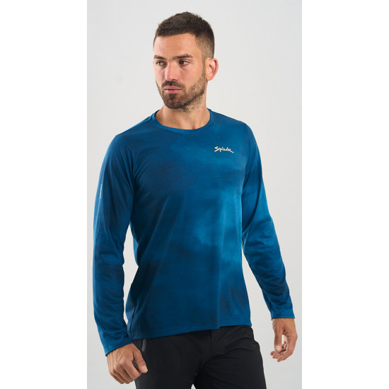 Джерсі MTB Spiuk All Terrain дов рукав чоловіче синє з градієнтом XXL