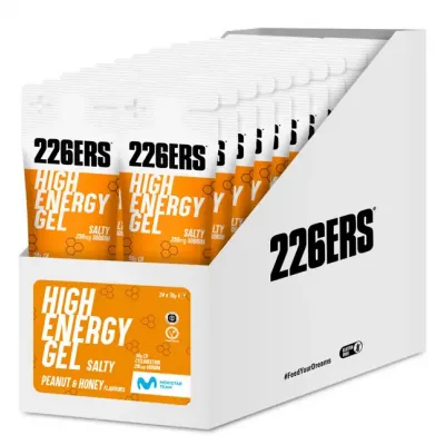 Гель 226ERS High Energy 50г вуглеводів солоний арахіс/мед 76г 24шт/уп 1824г Гель 226ERS High Energy 50г вуглеводів солоний арахіс/мед 76г 24шт/уп 1824г