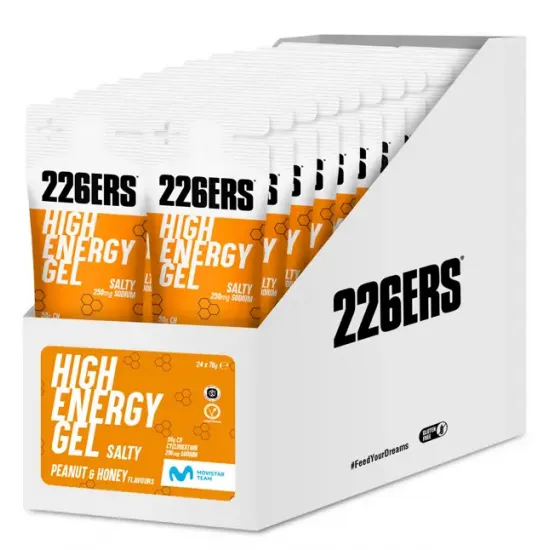 Гель 226ERS High Energy 50г вуглеводів солоний арахіс/мед 76г 24шт/уп 1824г