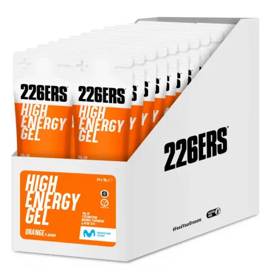 Гель 226ERS High Energy 50г вуглеводів BCAA апельсин 76г 24шт/уп 1824г