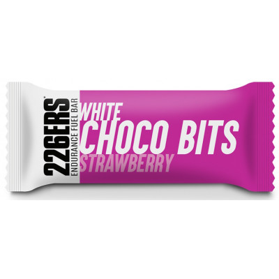 Батончик 226ERS Endurance Fuel Choco bits Energy білий шоколад/полуниця 60г