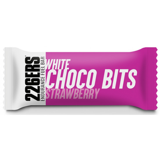 Батончик 226ERS Endurance Fuel Choco bits Energy білий шоколад/полуниця 60г