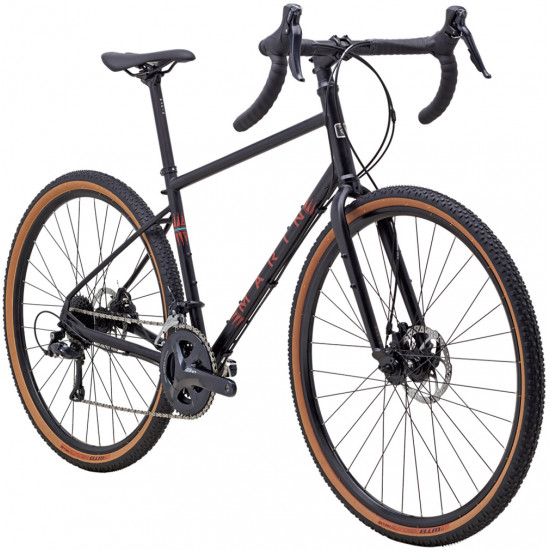 Велосипед 27,5" Marin FOUR CORNERS рама - S 2023 Satin Black/Red