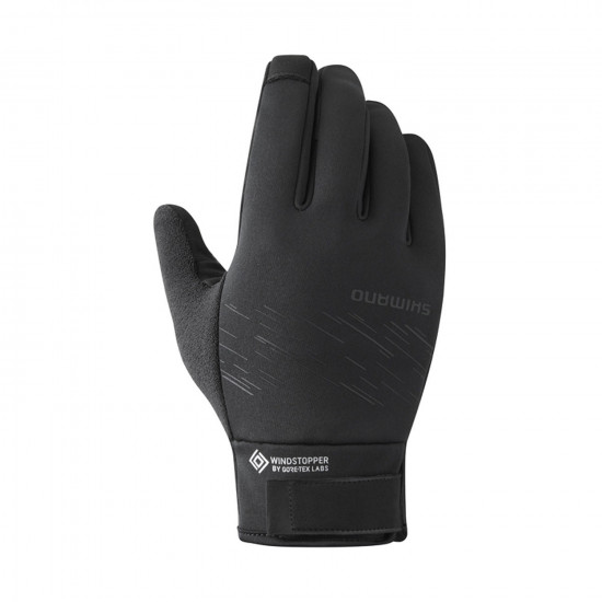 Рукавички Shimano Windstopper Insulated чорні  розм. M