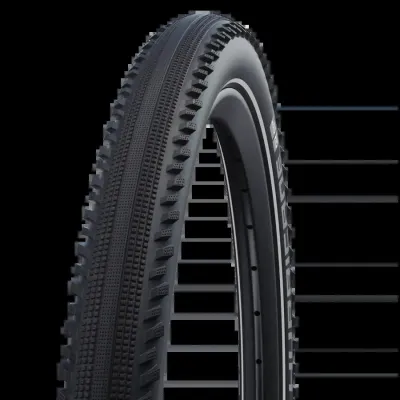 Покришка Schwalbe Hurricane 28x1.60 (42-622) RG reflex