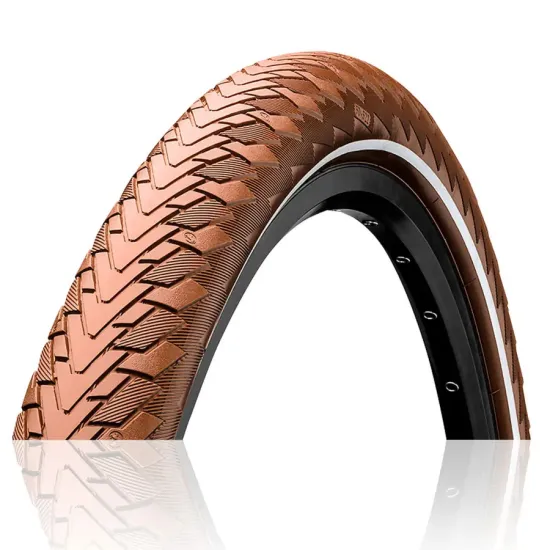 Покришка Continental CONTACT Cruiser, 28"x2.00, 50-622, коричнева, не складна, світловідбиваюча, SafetySystem Breaker, 960гр. 101517
