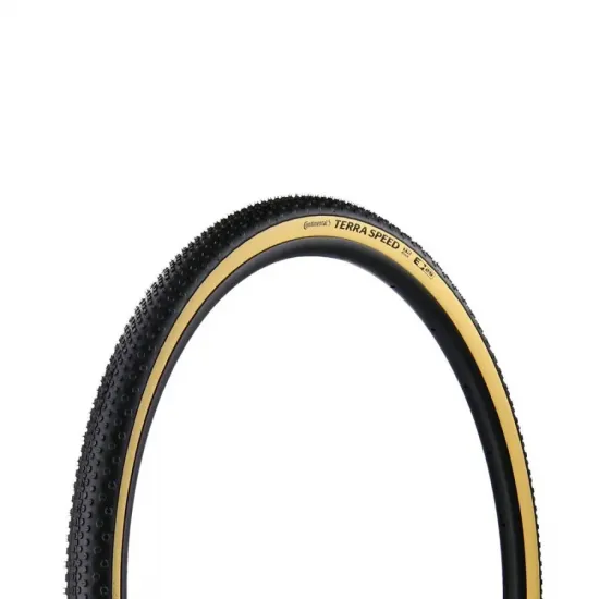 Покришка безкамерна Continental Terra Speed ProTection 28" | 700 x 35C | 28 x 1.35 чорна/кремова, ск