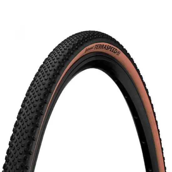 Бескамерная шина Continental Terra Speed ProTection 28" | 700 x 40C | 28 x 1.50 черная/коричневая ,