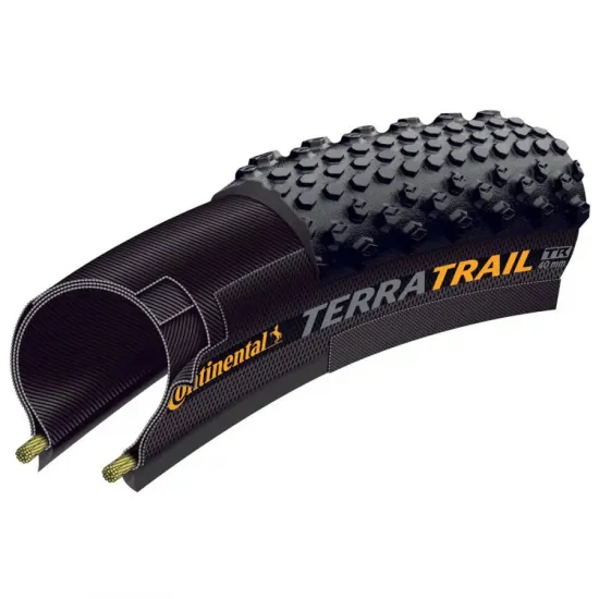 Покришка безкамерна Continental Terra Trail ProTection - 28" x 1.50 | 700 x 40C, чорна, складна, ski Покришка безкамерна Continental Terra Trail ProTection - 28" x 1.50 | 700 x 40C, чорна, складна, ski