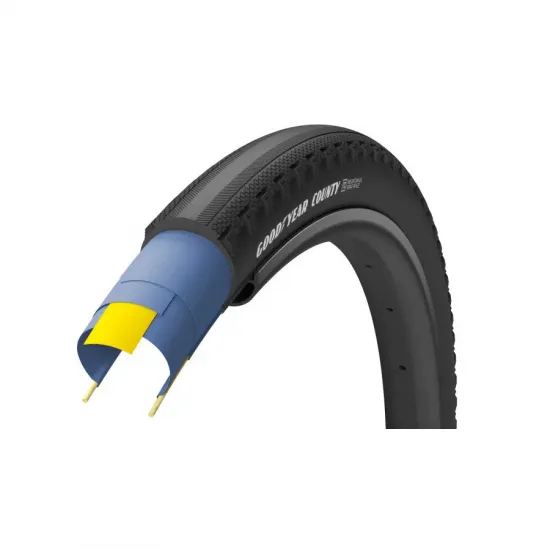 Покрышка 700x40 (40-622) GoodYear COUNTY Ultimate tubeless complete, складывающаяся, черная, 120tpi