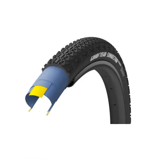 Покрышка 700x40 (40-622) GoodYear CONNECTOR tubeless complete, складная, черная, 120tpi