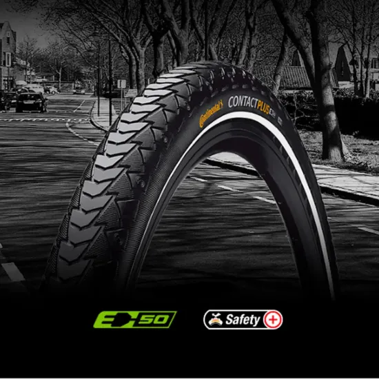 Покришка Continental CONTACT Plus 28"x1.6, SafetyPlus Breaker, світловідбиваюча 101006