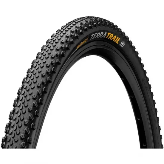 Покришка безкамерна Continental Terra Trail ShieldWall 28" | 700 x 35C | 28 x 1.35 чорна/кремова, складная, skin 150505