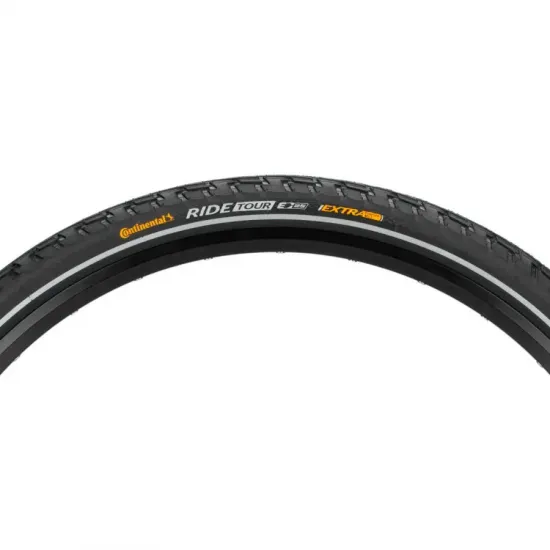 Покришка Continental RIDE Tour Reflex, 28", 700 x 35C, 28 x 1 3/8 x 1 5/8, 37-622, Wire, ExtraPuncture Belt, 690гр., черний 101156
