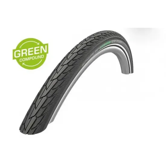 Покришка Schwalbe Road Cruiser 28x1.25. 700x32C (32-622) Active. GREEN. K-Guard TwinSkin B/B