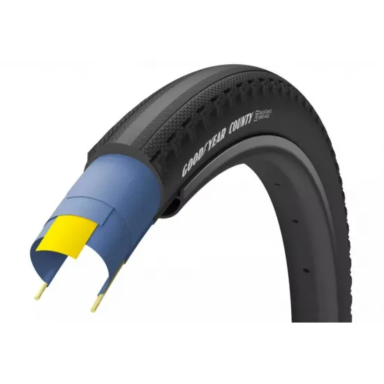 Покришка 700x40 (40-622) GoodYear COUNTY Ultimate tubeless complete, folding, black, 120tpi