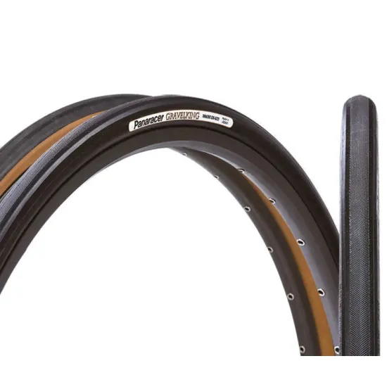 Покришка GRAVELKING Slick Panaracer, 700x28C Black/Brown Tubed