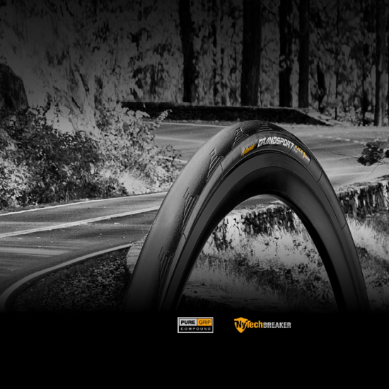 Покришка Continental Grand Sport Race - 28" | 700 x 25C, чорна, складна skin 150025