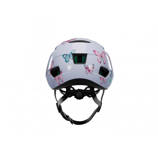 Шолом LAZER Nutz 2.0 KinetiCore, метелики, білий