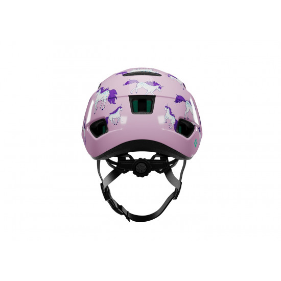 Шолом LAZER Nutz 2.0 KinetiCore, єдинороги, рожевий