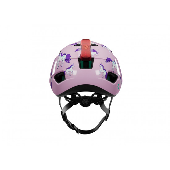 Шолом LAZER Nutz 2.0 KinetiCore, єдинороги, рожевий